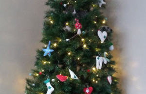 Only the smartest will find the cat hiding in this Christmas tree