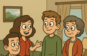 Ruth took her boyfriend home