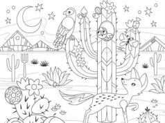 Hidden Picture: Desert.