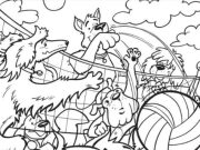 Hidden Picture: Volleyball.