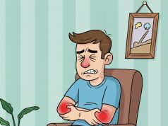 For years Frank’s knees or elbows