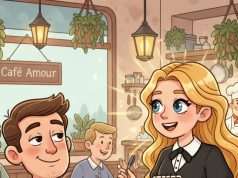 A man goes into a restaurant