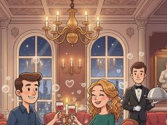 John and Mary were having dinner